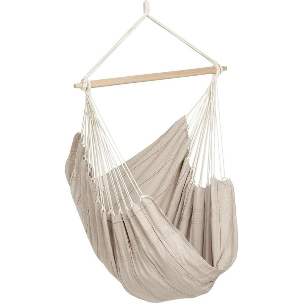 AMAZONAS Artista FSC Certified Brazilian XL Hanging Chair, Extra Large, Load Capacity up to 150 kg, Colour: Sand