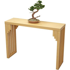 Konsolen-Sofatisch hinter dem Couchtisch, schmaler Konsolentisch, Flur-Beistelltisch, Langer Eingangstisch aus Holz, schmaler Konsolentisch, zusammengebaute Sofatisc,A 80CM