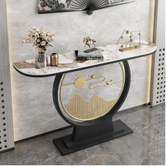 Konsolentisch, Sofatisch für Wohnzimmer und Eingangsbereich, Foyer-Akzenttisch – modernes Design, stabile Konstruktion, vielseitige Heimdekoration