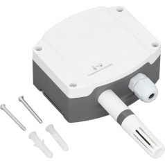 Cocoarm Temperature Humidity Sensor Wall Mounted Temperature Humidity Transmitter 4-20MA Analog Signal Output High Accuracy Industrial Dust Protection IP65