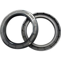 10pcs NBR Skeleton Oil Seal TC Nitrile Rubber Lip Seal 37x63.5x8mm Black