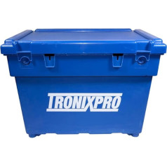 Tronixpro Big Beach Seat Box Fishing Tackle Box, Blue, 53 x 38 x 41 cm