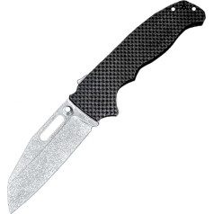 Joa Klappmesser Taschenmesser Klein Kohlefaser carbon, kohlenstofffaser karbon, scharfe S35vn stahl messer, EDC messer Outdoor, Tragbar Camping messer, Jagdmesser Einhandmesser Survival tanto
