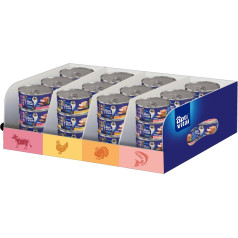 Optivital mixcase: kaķiem vistas gaļa, liellopu gaļa, lasis msc, tītars 36x85g