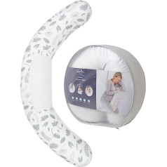 PurFlo Breathe Pregnancy Pillow Revolutionary Fully Breathable Maternity Pillow with Luxurious Soft Jersey Cover Can Be Used as Body Pillow, Leg Pillow, Nursing Pillow and Abdominal Pillow