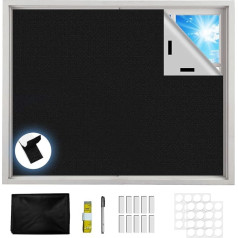 200 x 145 cm Window Blackout Magnetic 100% Blackout Fabric Blackout Roller Blind No Drilling Roof Window Sun Protection Blackout Removable for Sloping Roof