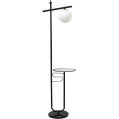 Stehlampe Verstellbare Stehlampen mit Tablett, hohe Stehlampe for Schlafzimmer, Heimdekoration for Büro, Café, Arbeitszimmer, Wohnzimmer, Schlafzimmer Stehlampen für Wohnzimmer(Schwarz)