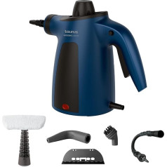 Taurus Rapidissimo Clean Pro Steam Cleaner Powerful Temperature up to 160ºC High Steam Pressure 3 Bar 30 g/min 350 ml 3 m Cable 7 Accessories Professional Cleaning Blue