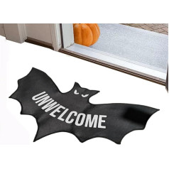 Halloween-Teppich, gruselige Fledermaus-Fußmatte, Urlaubsteppich, Heimdekoration, Fußmatte, Halloween-Dekoration, Eingang, Badezimmer, Schlafzimmer, Spukhaus, Küche, Outdoor, Party, Terrasse