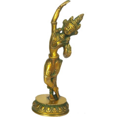 Purpledip Idol Queen Maya of Sakya Mother of Gautam Buddha Brass Vintage Statue (12155)