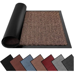 Washable Dirt Trapper Floor Mats for Indoor Outdoor Heavy Duty Non-Slip Floor Mats Rubber Backing Floor Mat Super Absorbent Front Door Mat Entrance Rug