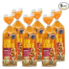 STEINER´s Low Carb Rigatoni | 99% Less Carbohydrates | High Protein Made From High-Quality Ingredients | Only 1g Carbohydrates & 26g Protein Per 100g | Fibre-Rich Pasta, Quick and Delicious | 6 x 250g