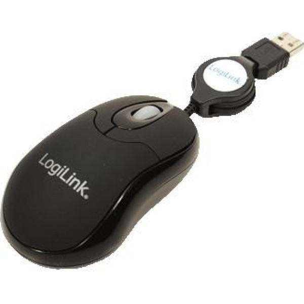 Mini USB pele ar ievelkamu kabeli