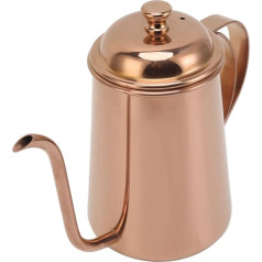 650 Ml Schwanenhals-Kaffeekessel aus Edelstahl, Verdickte Kaffeekanne Zum Übergießen, Wasserkocher mit Präziser Wasserkontrolle, Ideal für Heim-Barista