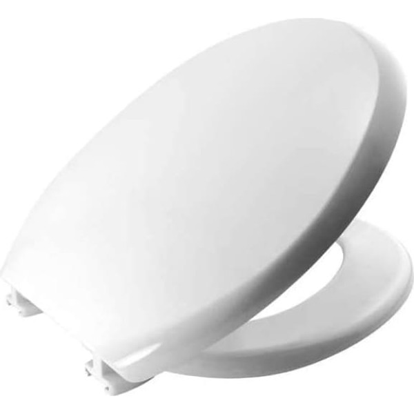 CARRARA&MATTA Atlantique White Plastic Toilet Seat