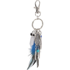 Traumfänger-Schlüsselanhänger, Metallanhänger Im Bohemian-Stil für Schlüssel, Taschen und Rucksäcke, 14,5 cm, Modernes Design mit Aufwendigen Details