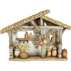 Christian Brands Avalon Gallery Christmas Nativity Scene - Bethlehem Nativity Scene Inside, 31 x 22 cm, Sturdy/Nativity