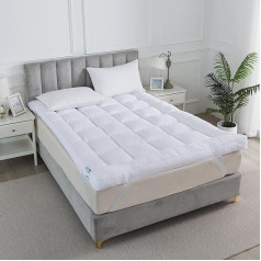 AR'S HOTEL QUALITY(Microlite) MICRO FIBER MATTRESS TOPPER THICK 5 CM, BOX STITCHED,IN ALL SIZES,ANTI ALLERGENIC (Single)