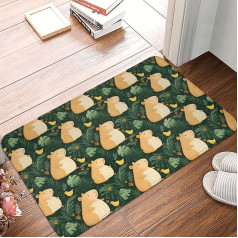 Fußmatte für den Innen- und Außenbereich – niedlicher Enten-Capybara-Druck, Küchenteppich, Matten für Boden, Badematte für Badezimmer, waschbar, dünn, Badezimmerteppich, passend unter die Tür