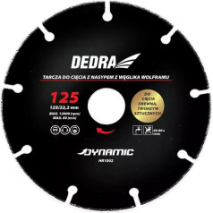 Dedra Koka, plastmasas griešanas ripa 125mm/22,2