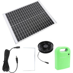 Solar Dachventilator 20W Mit Brushless Motor, 110MM 160MM Rohrgröße, Grau - Energieeffiziente Belüftung Mit Integrierter Batterie Für Dachboden Fabrik Nutzräume