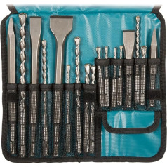 Makita D-53073 SDS Plus Chisel Set in Pouch 17 Piece