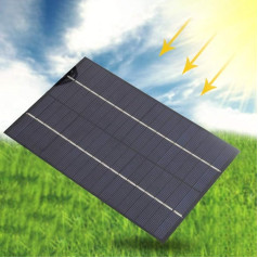 CHICIRIS Solarpanel 4.2W 18 V Tragbares Polykristallines Silizium -Solarzellenpanel für DIY -Leistungsladegerät mit Effizient