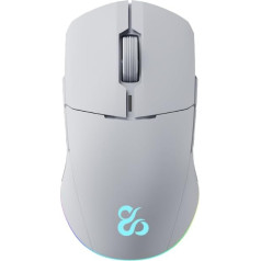 NEWSKILL Chiron Pro Wireless Gaming Mouse RGB Ambidextrous 16000DPI 8 Buttons Sensor PAW3336 White