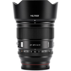 VILTROX AF 27 mm F1.2 PRO APS-C Lens for Sony E-Mount, Bright Fixed Focal Length with STM Autofocus, Compatible with Sony α6000 Series α7C II FX30 ZV-E10 ZV-E1 FX3 A1