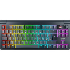 Cherry XTRFY MX 8.3 TKL Wireless, Mechanical Gaming Keyboard without Numeric Keypad, Pan Nordic Layout (QWERTY), Hot Swappable MX2A Red Switches, Starfall Grey