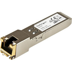 StarTech.com Gigabit RJ45 Copper SFP Transceiver Module, Cisco GLC-T Compatible, 1000Base-T, Mini-GBIC