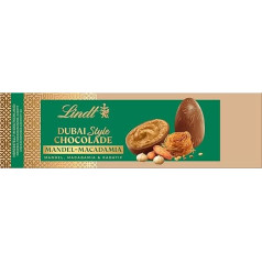 Lindt Chocolate | Dubai Style Chocolate Eggs Full Milk Almond Macadamia | 108 g | Finest Milk Chocolate with Finest Nut Mark, Almond Macadamia and Crispy Kadayif Filling | Chocolate One