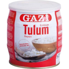 Gazi Tulum Nomad Cheese - 1 x 900 g Barrel - Cow Cheese Turkish Style Erzican Peyniri with 45% Fat i.T., Made and Preserved with Salt, Traditional Production, for Baking and Sprinkling