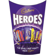 Cadbury Heroes Chocolate Mix - Delicious Creamy Chocolate in Colourful Mix - Varied Mix of Finest Sweets - Perfect for Share!