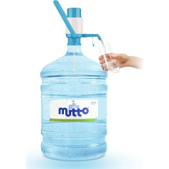 Mutto Premium Spring Water Gallon 19 Litres Freshly Filled with Hand Pump