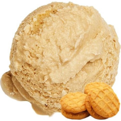 Butterkeks Cookie Flavour Ice Powder Vegan – No Sugar – Lactose Free – Gluten Free – Low Fat, Also for Diabetics Milk Ice Cream Soft Ice Powder Ice Cream Powder Gino Gelati (Butterbiscuit Cookie, 333