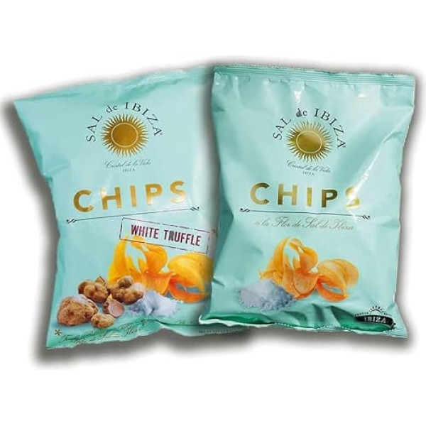 Sal de Ibiza - Chips Set (Truffles/Flor de Sal); 2 x 125 g pieces