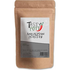 Tasty Pott Andaliman Pepper 100 g | Refill Bag | Cooking & Seasoning | Refill Pack | Spicy Aroma | Refine Dishes