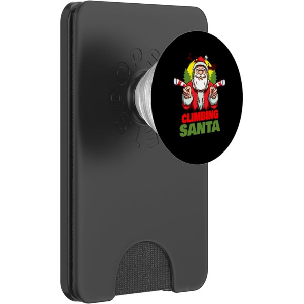 Klettern Weihnachtsmann Weihnachten Urlaub Klettern Kletterer PopSockets PopWallet für MagSafe