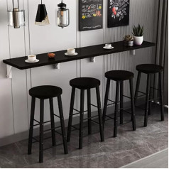WBWAPA Klapptisch, Wandschreibtisch, zusammenklappbarer Wandtisch, zusammenklappbar, Arbeitstisch für Küche, Restaurant, Hausbar, schwebender Wandschreibtisch, Stehtische, Werkbank, für K