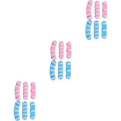 Healvian Pack of 6 Nail Art Display Shelf Nail Stand DIY Nail Art Tools Display Stand Acrylic Nail Tools Nail Stamping Tool Para Uñas Tip Rack Triple