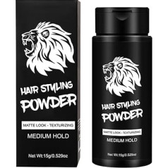 Hair Volumizing Powder – Oil Control F? Styling Powder | Matte Look Root Lift, Anti- - Powdër für Männer & Frauen, Easy Hair Volume Tool (15 g)