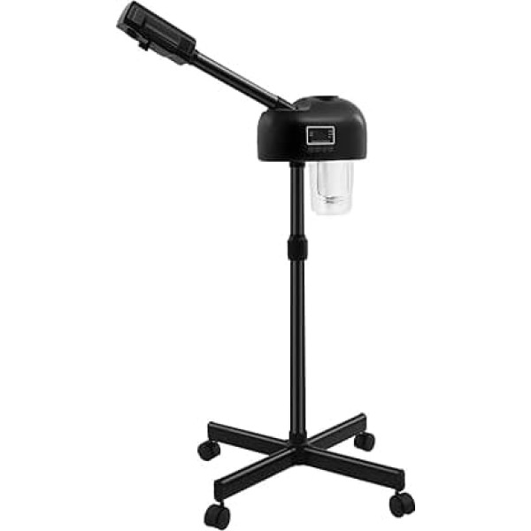 Face Steamer, 220 V 750 W Face Steamer 360 Degree Rotatable Face Steamer for Spa, Salon and Home (Black)
