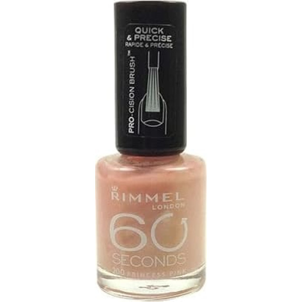 Rimmel 60 Seconds Nail Polish - 200 Princess Pink 8ml