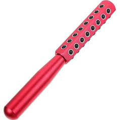 Healifty Germanit Gesichtsmassagegerät Rot Schönheitsmassage Stick für Gesicht und Kinn Manuell Kompakt Tragbar Fördert Durchblutung und Hautpflege
