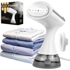 Steam Straightener, 1500 W & 300 ml Including Steamer Steamer with Steam Brush, Shirt Iron, Travel Iron, Ironing Doll for On the Go and at Home