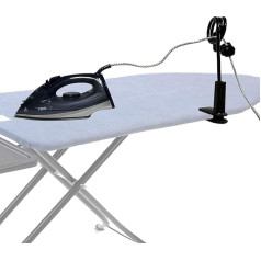 Universal Flexible Ironing Cord Holder, Steam Iron Cord Holder for Ironing Board Helps Keep Iron Cord Out of the Way When in Use - Fits All Standard