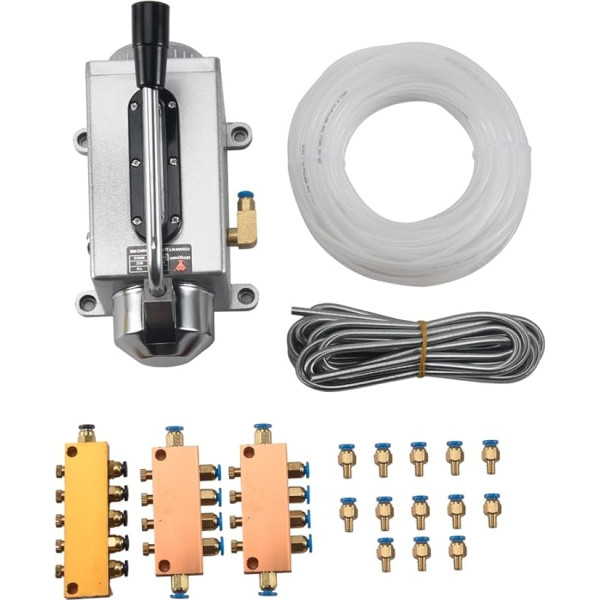 Manuelles Ölpumpe Set Schmierölpumpe Handgewandter CNC-Router-Schmierpumpe Schmierpumpe Schmiermittel