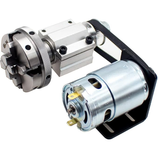 Multifunction Lathe with 895 Motor No Power Supply Woodworking Spindle DIY Sliding Unit + Chuck (D)