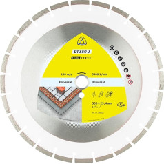 Klingspor DT 350 U Extra Diamond Cutting Disc 350 x 3 x 20 mm - 336224